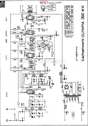 Sachsenwerk_392WK维修电路原理图.pdf