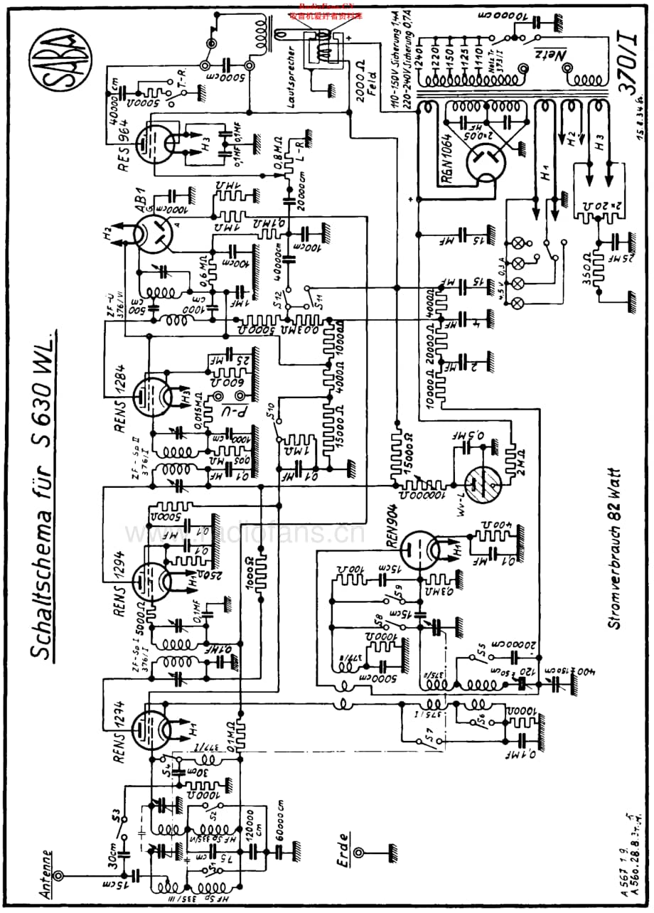 Saba_630WL维修电路原理图.pdf_第2页