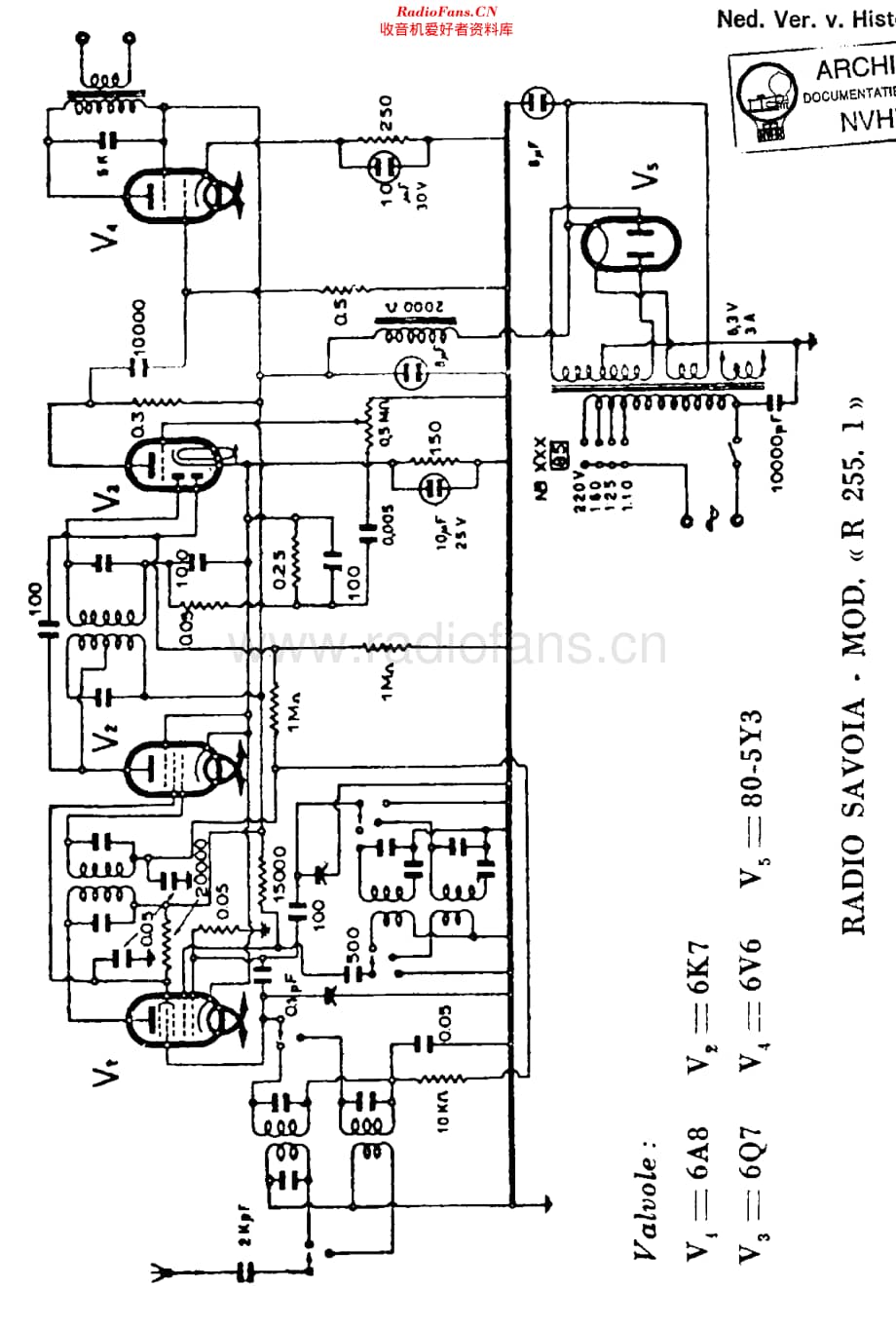 Savoia_R255维修电路原理图.pdf_第1页