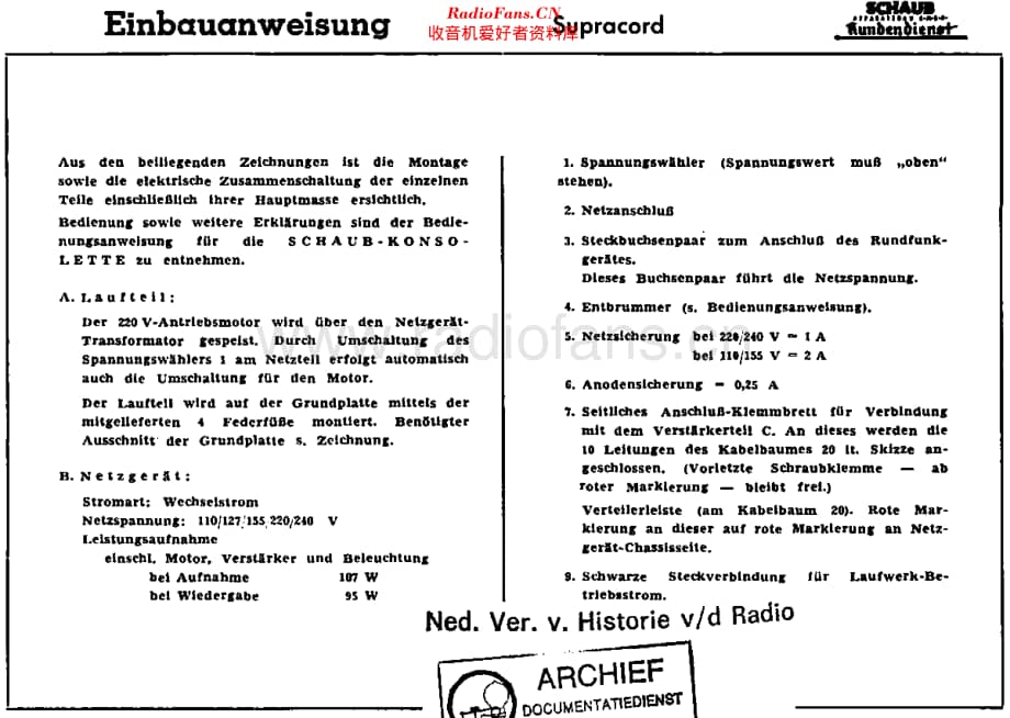 Schaub_Supracord维修电路原理图.pdf_第1页