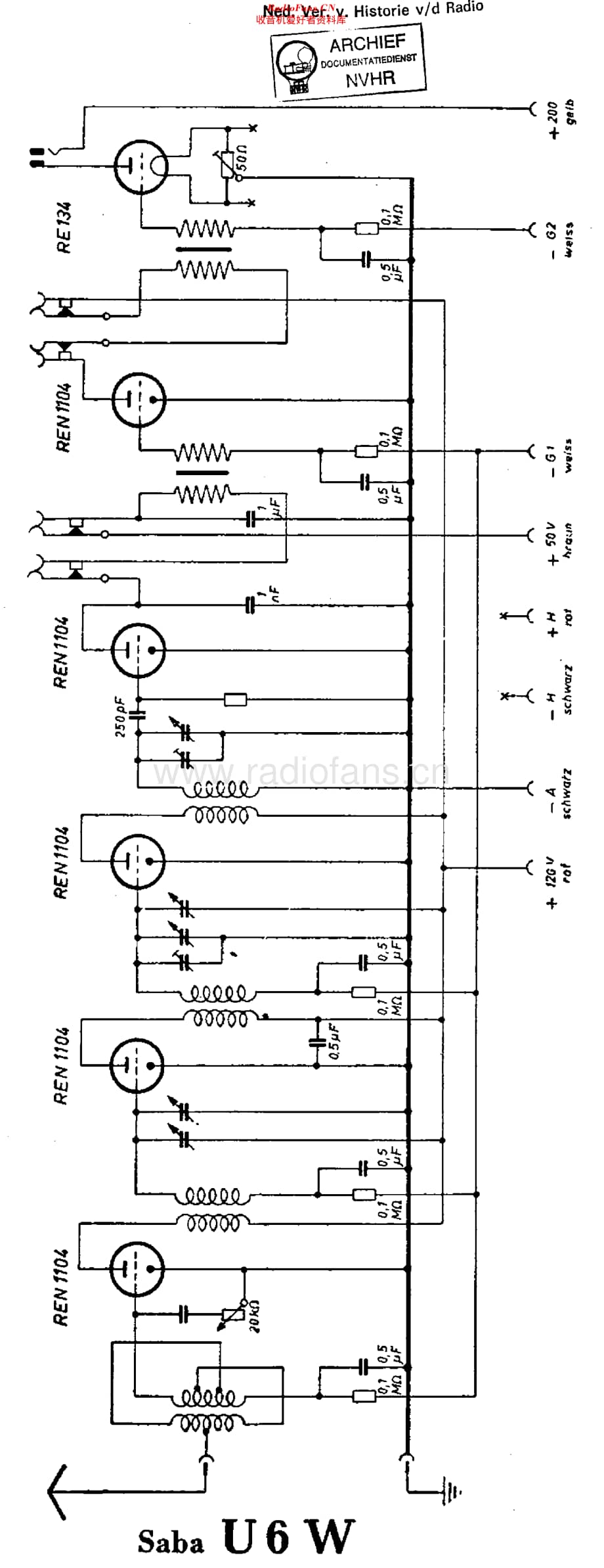 Saba_U6W维修电路原理图.pdf_第1页