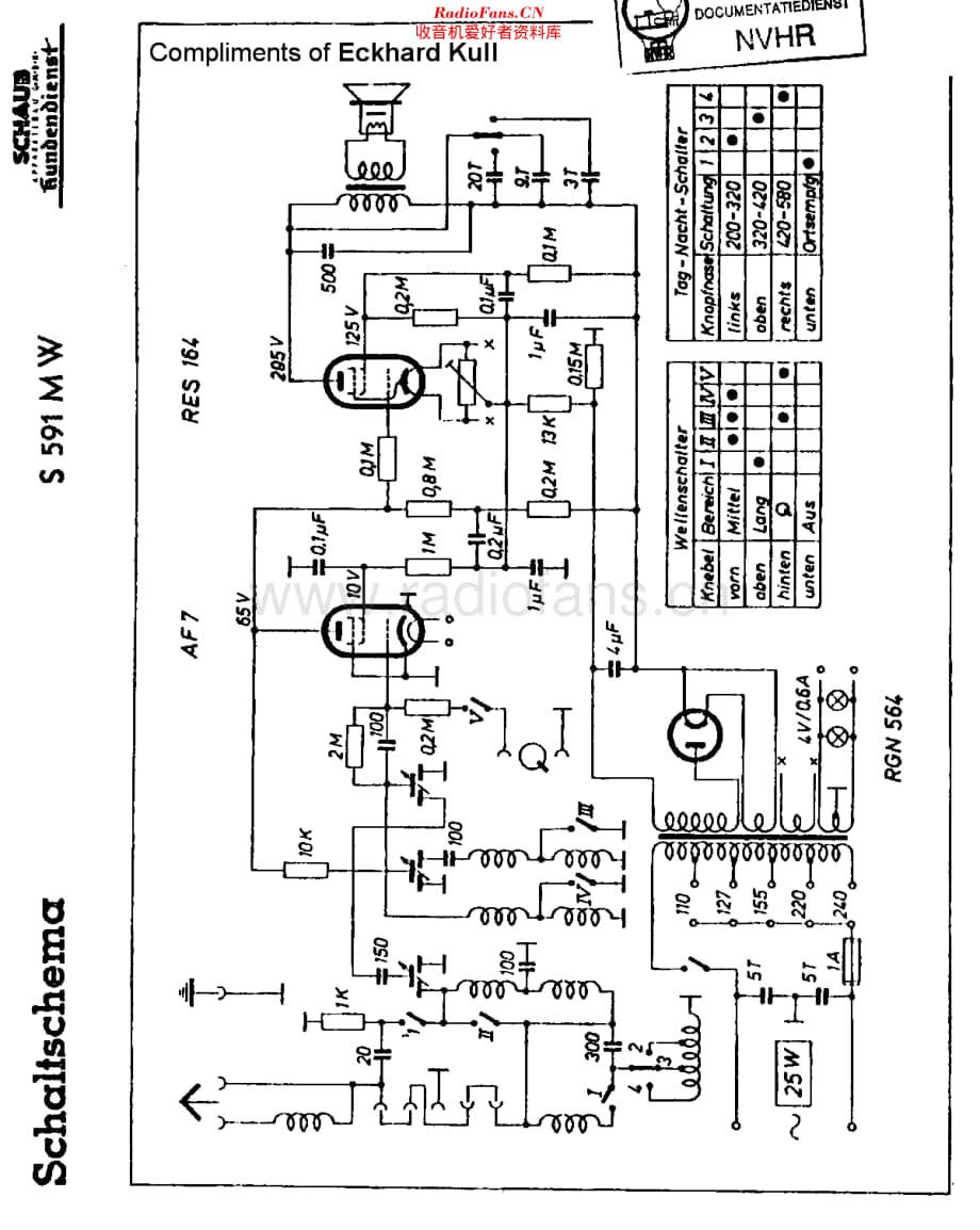 Schaub_591维修电路原理图.pdf_第1页