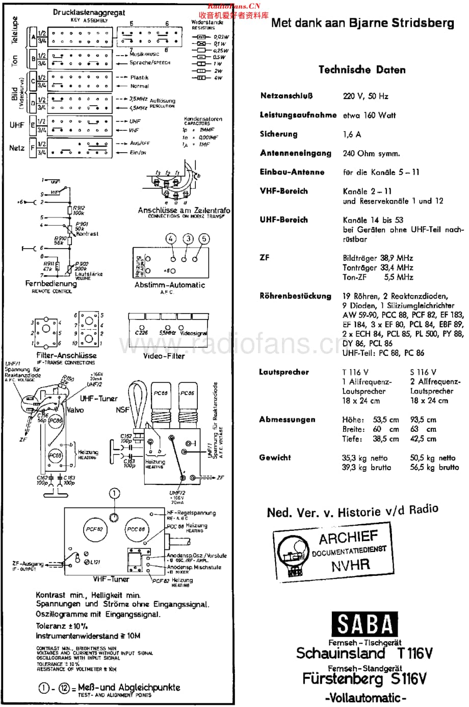 Saba_T116V维修电路原理图.pdf_第1页