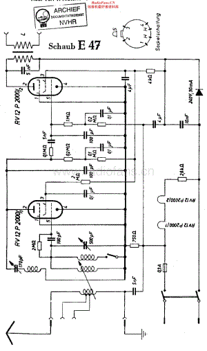 Schaub_E47维修电路原理图.pdf