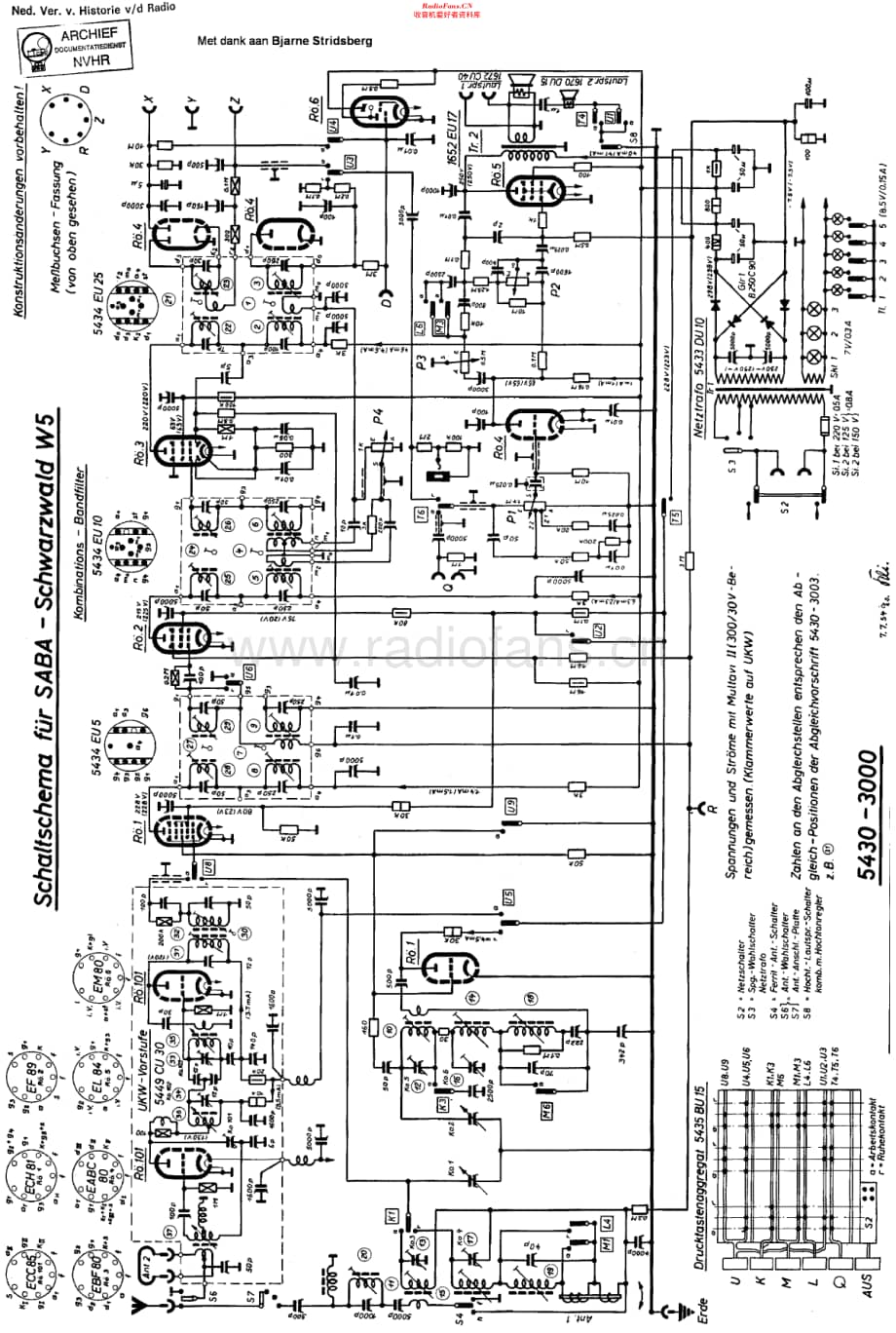 Saba_SchwarzwaldW5维修电路原理图.pdf_第1页