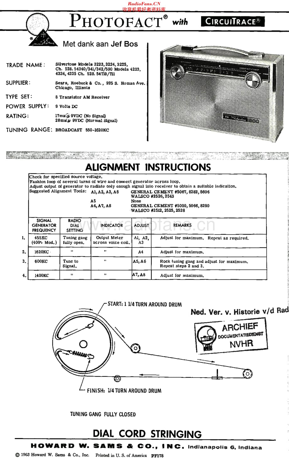 Silvertone_3223维修电路原理图.pdf_第1页