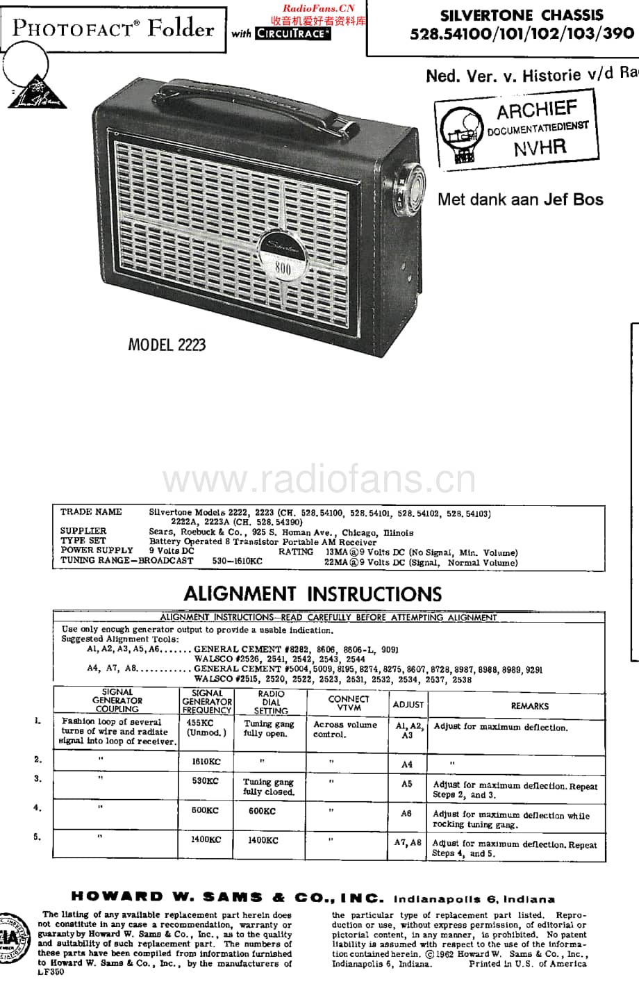 Silvertone_2222维修电路原理图.pdf_第1页