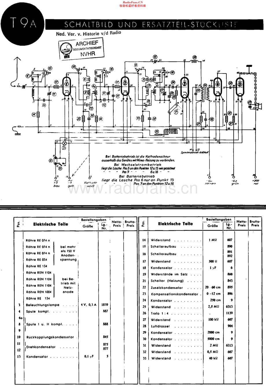 Telefunken_9A维修电路原理图.pdf_第1页