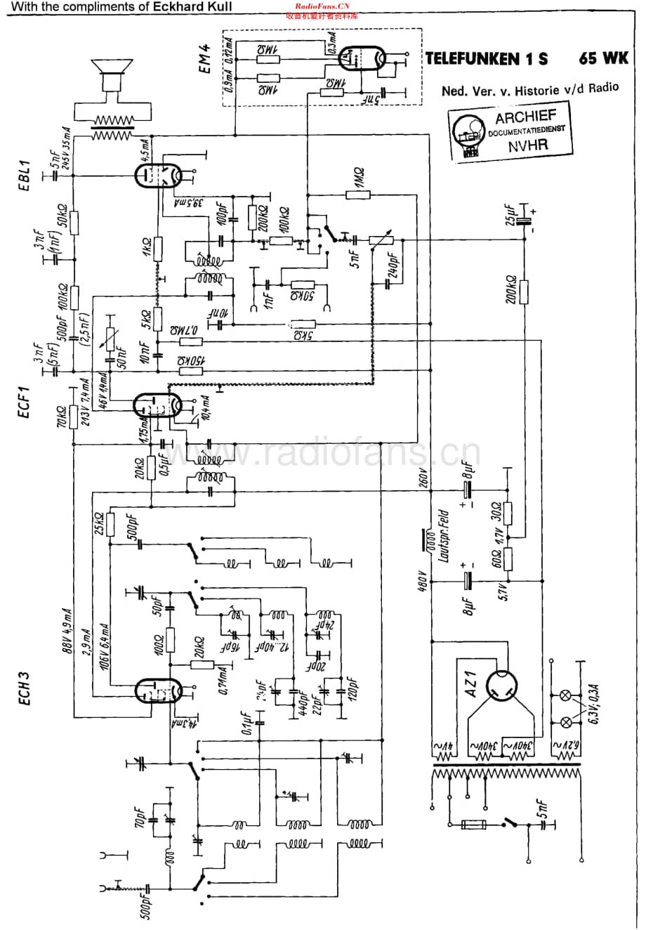 Telefunken_1S65WK维修电路原理图.pdf_第1页