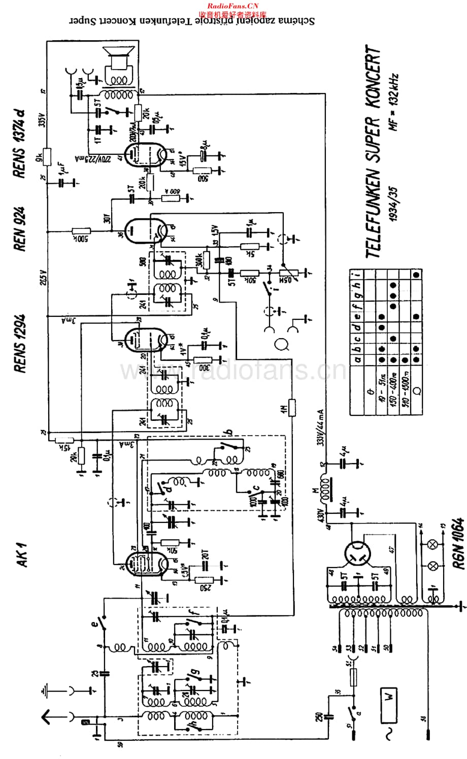 Telefunken_KoncertSuper维修电路原理图.pdf_第1页