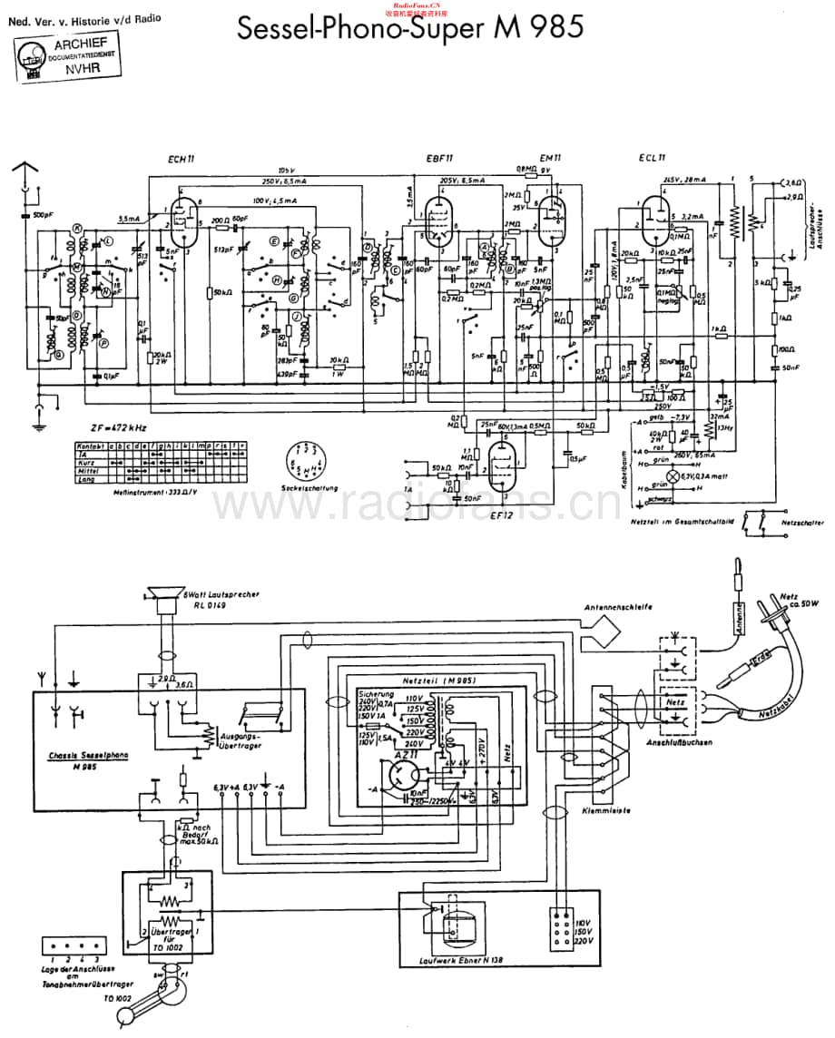 Telefunken_M985维修电路原理图.pdf_第1页