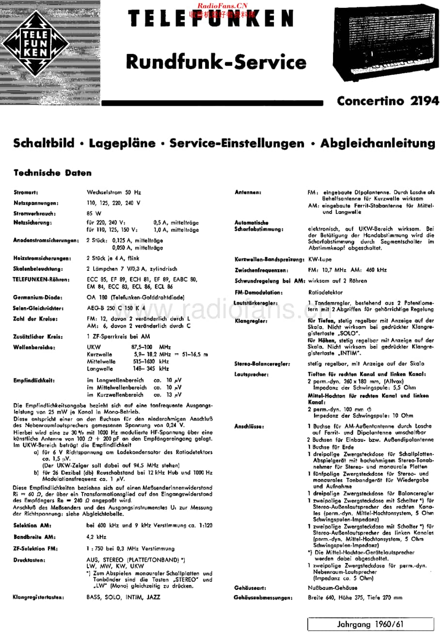 Telefunken_2194维修电路原理图.pdf_第1页