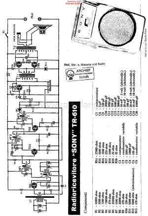 Sony_TR610维修电路原理图.pdf