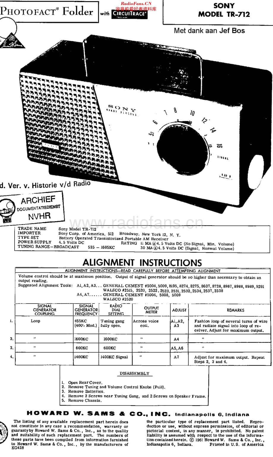 Sony_TR712维修电路原理图.pdf_第1页