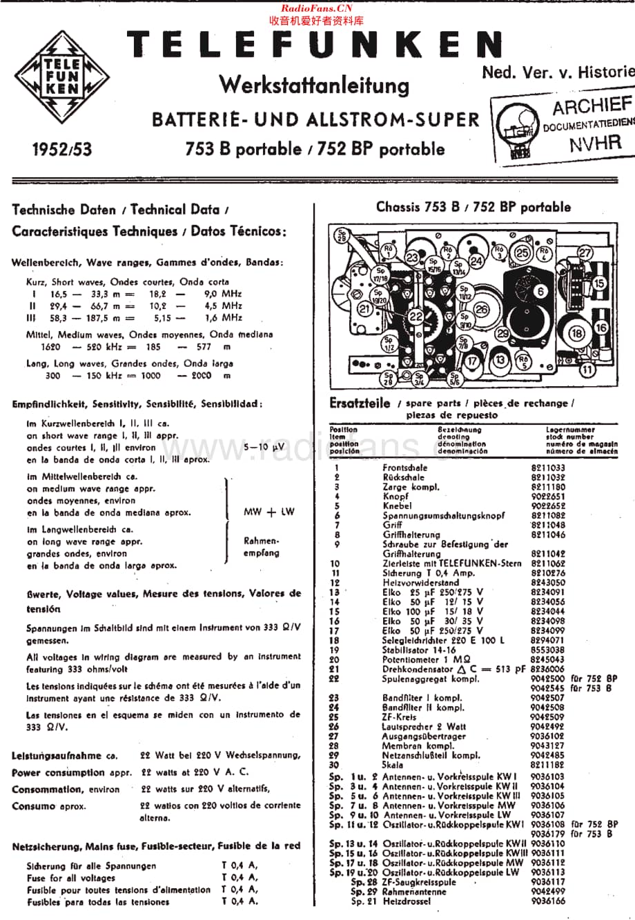 Telefunken_753B维修电路原理图.pdf_第1页