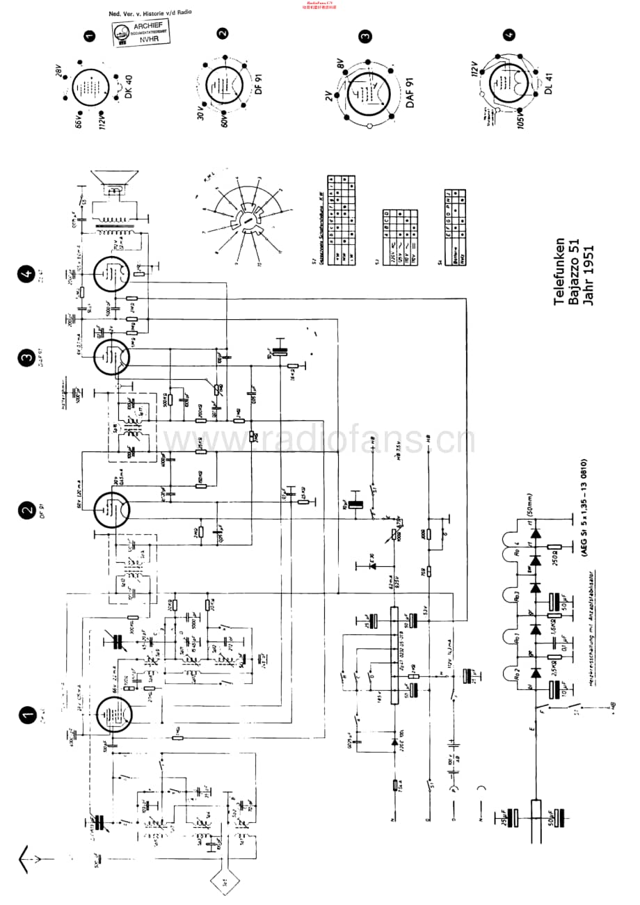 Telefunken_Bajazzo51维修电路原理图.pdf_第1页