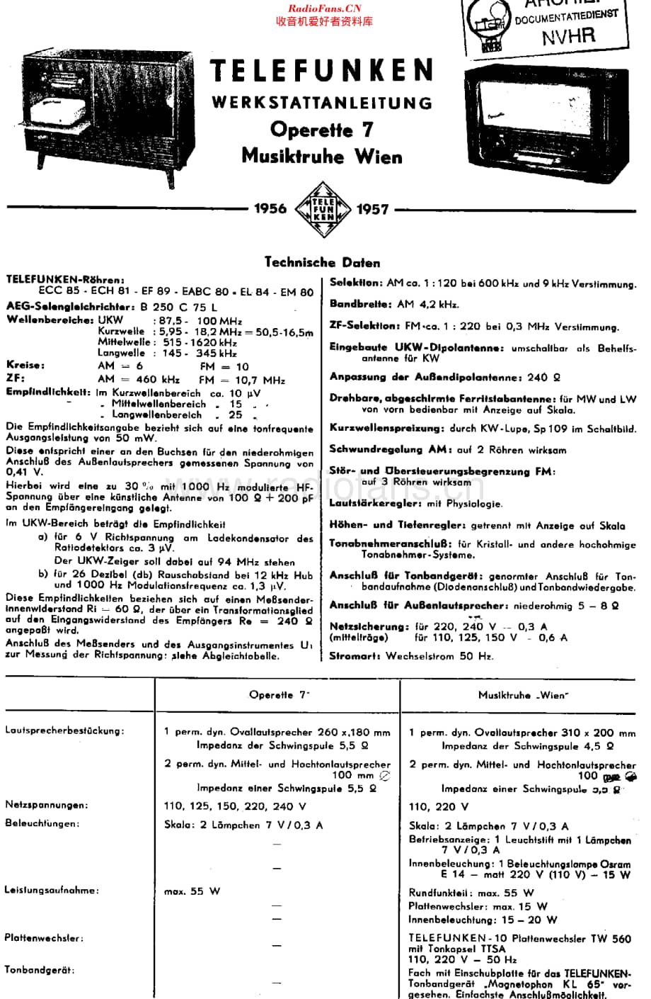 Telefunken_Operette7维修电路原理图.pdf_第1页