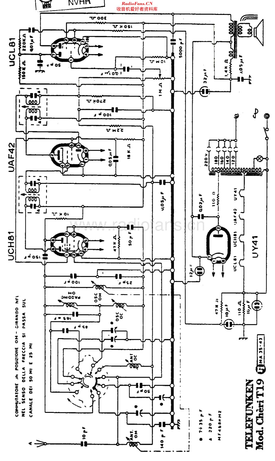 Telefunken_T19维修电路原理图.pdf_第1页