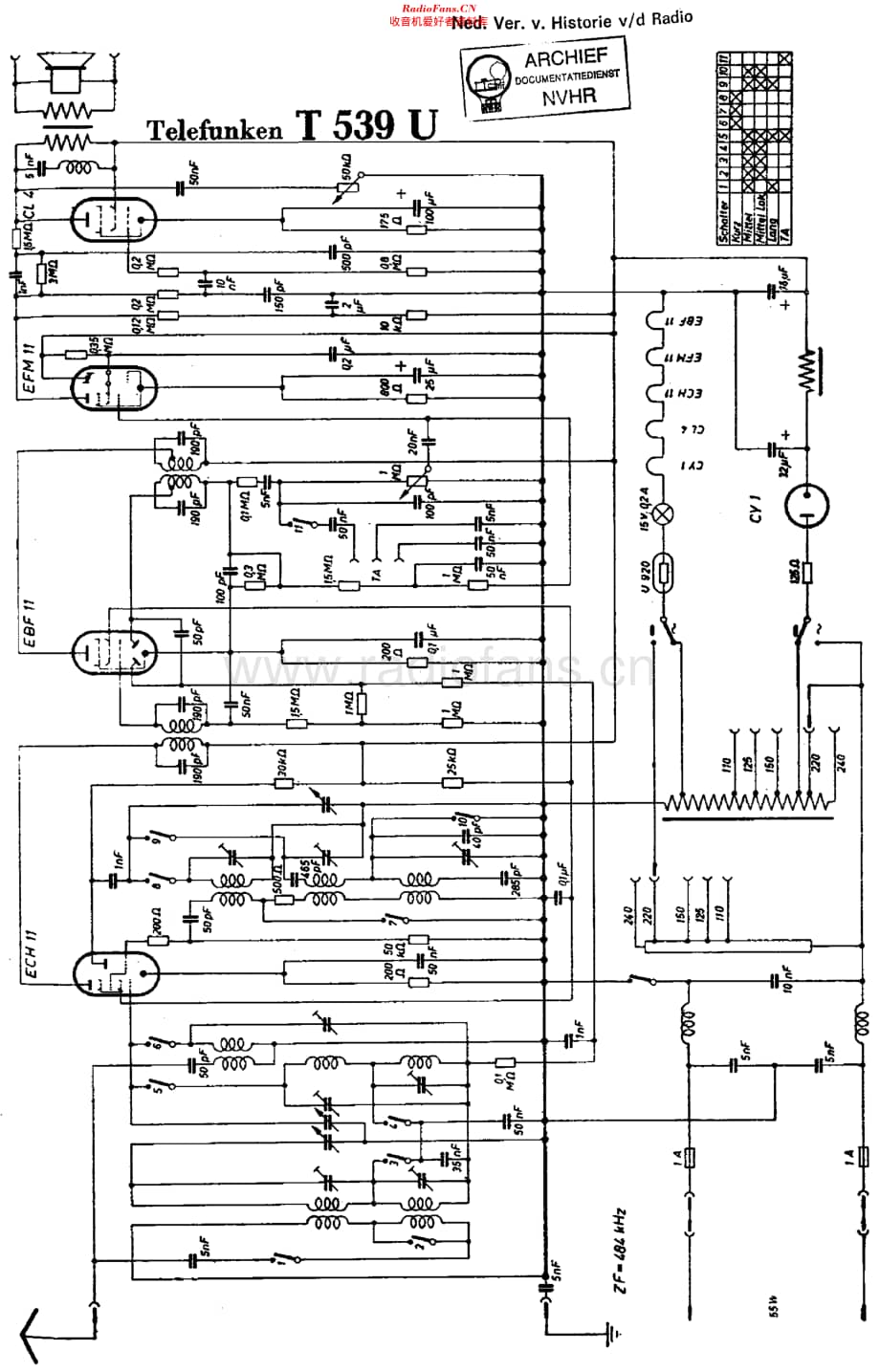 Telefunken_539U维修电路原理图.pdf_第1页