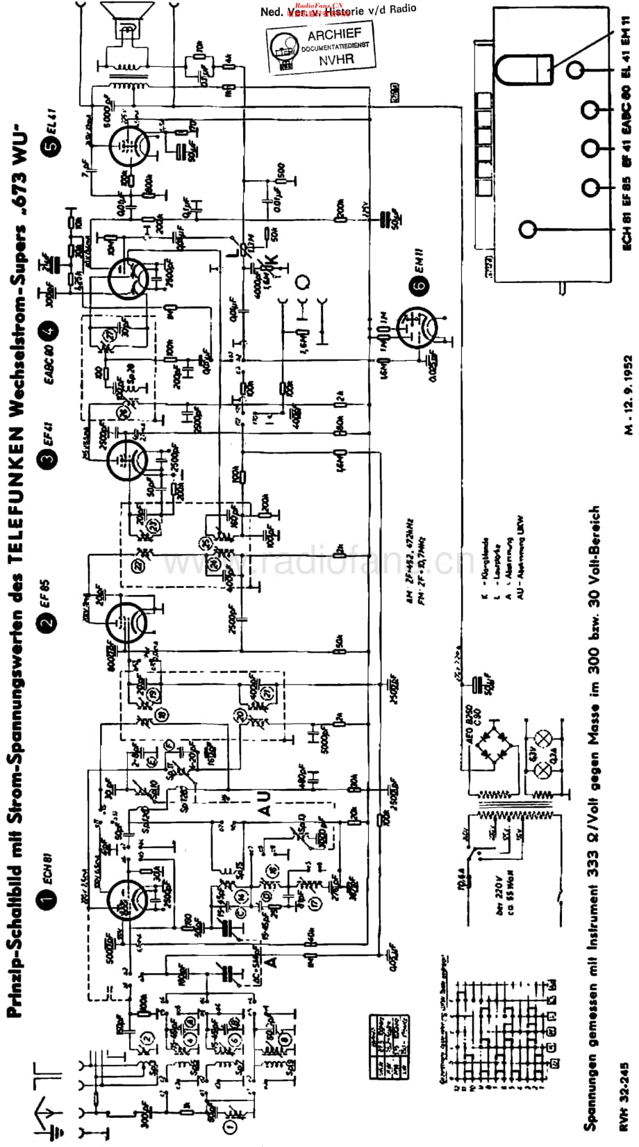 Telefunken_673WU维修电路原理图.pdf_第1页