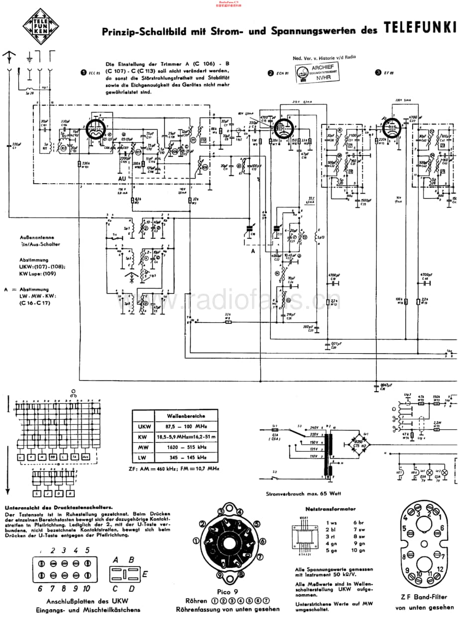 Telefunken_Concertino8维修电路原理图.pdf_第1页