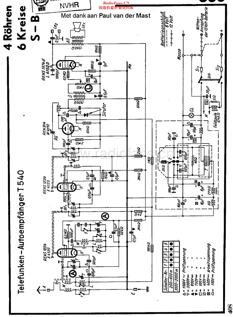 Telefunken_540维修电路原理图.pdf_第1页