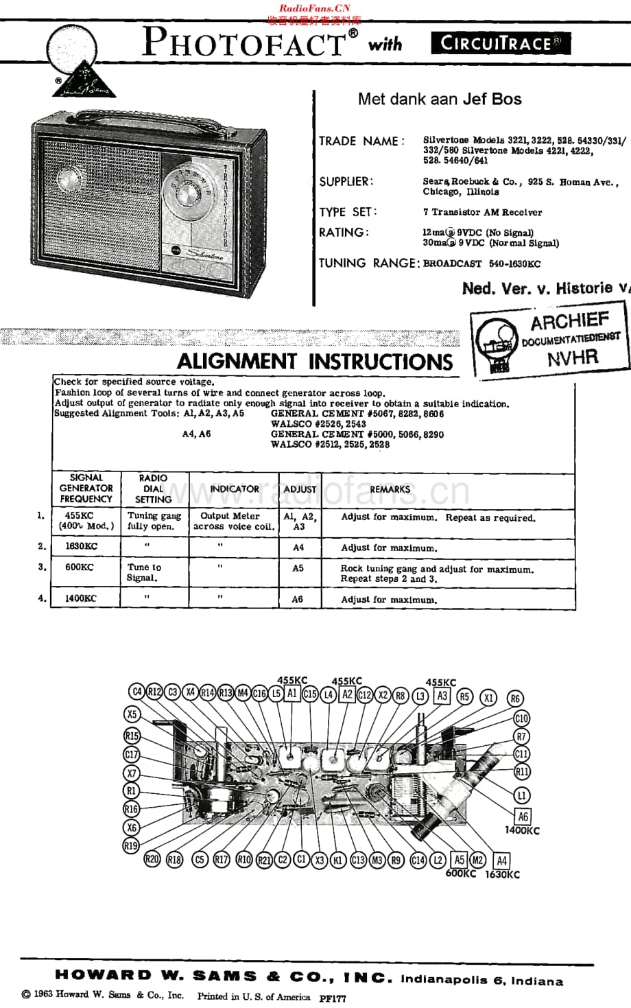 Silvertone_3221维修电路原理图.pdf_第1页