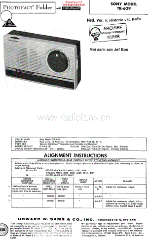 Sony_TR609维修电路原理图.pdf