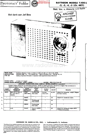 Raytheon_T100-1维修电路原理图.pdf