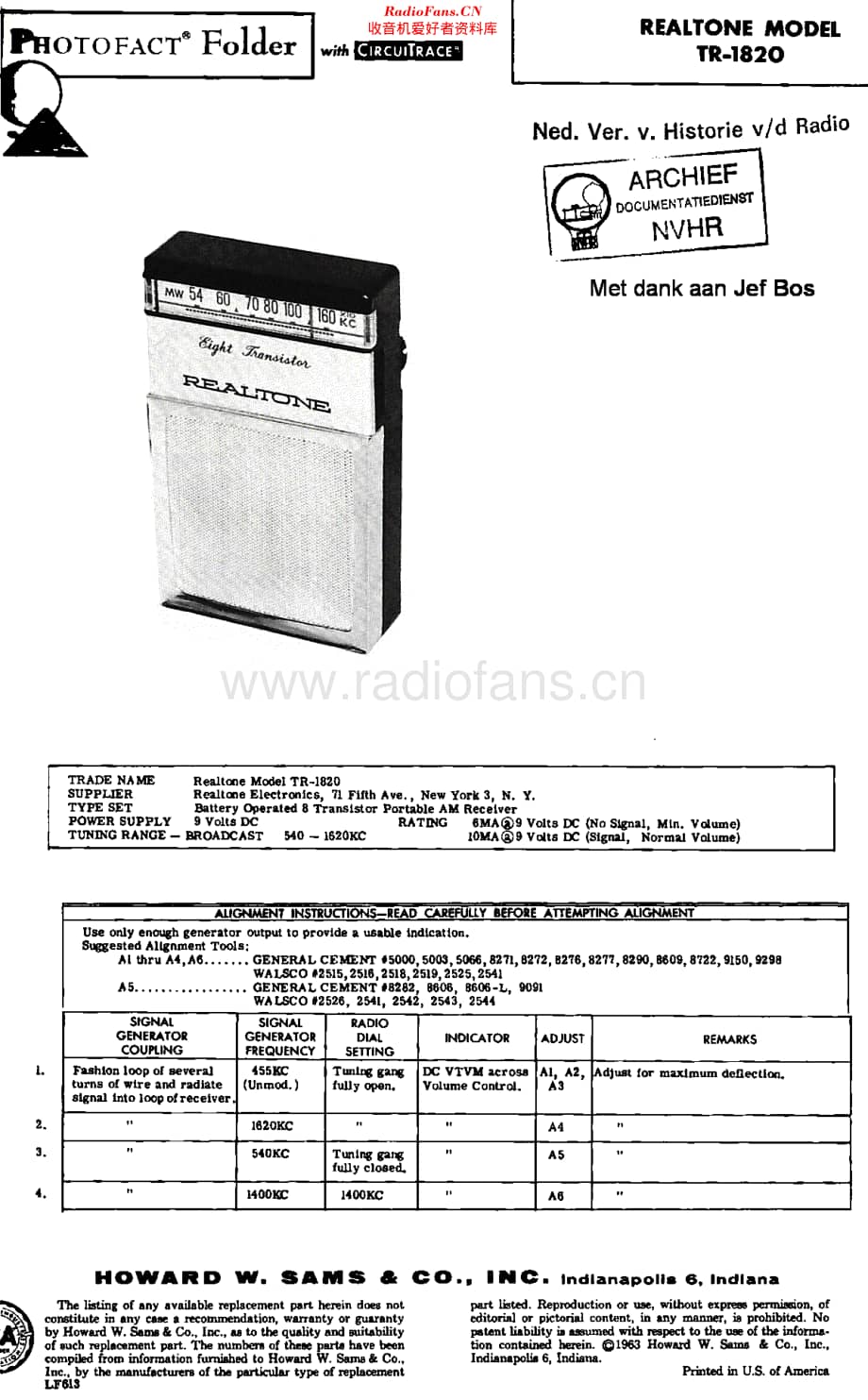 Realtone_TR1820维修电路原理图.pdf_第1页