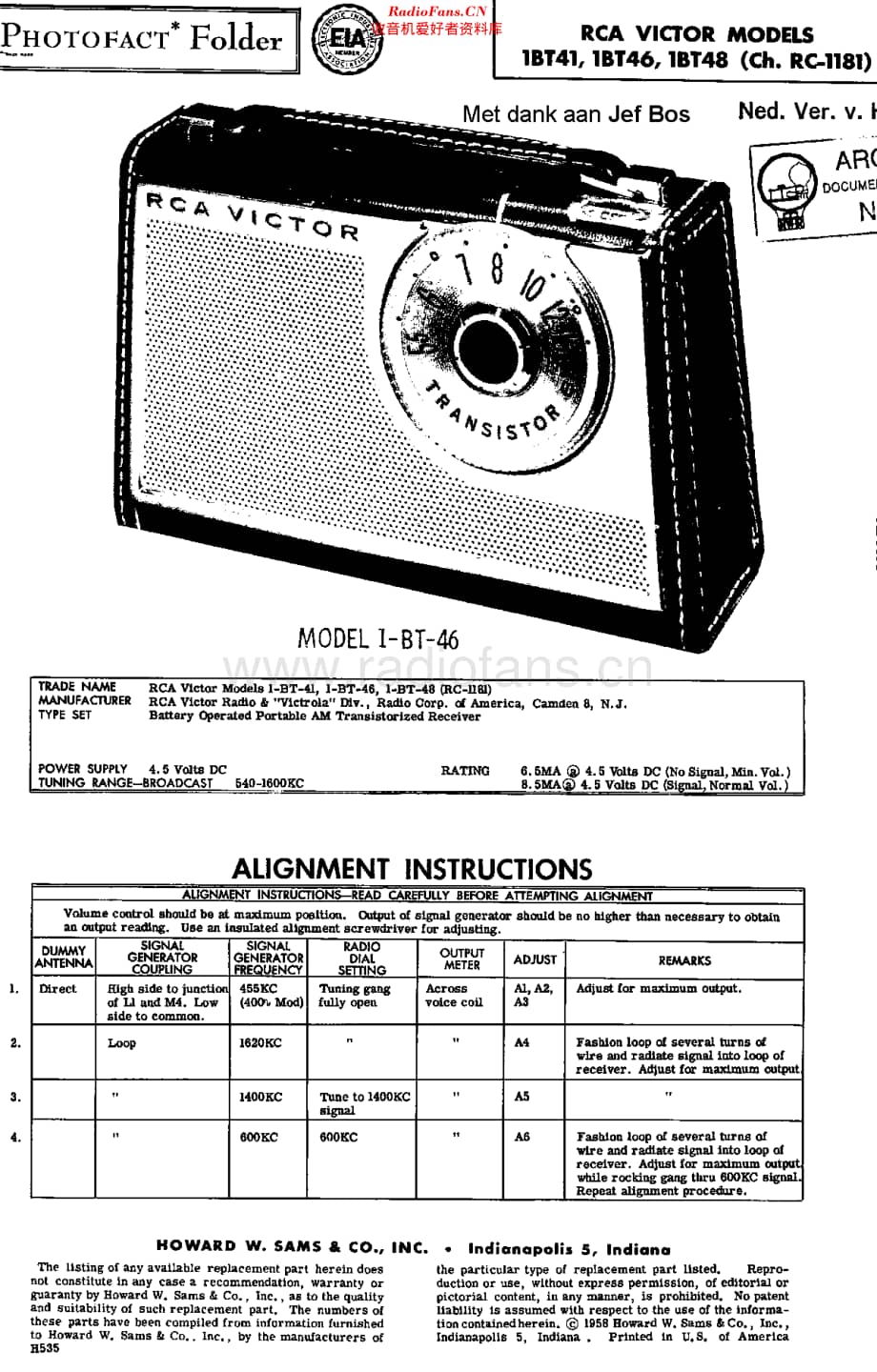 RCA_1BT41维修电路原理图.pdf_第1页