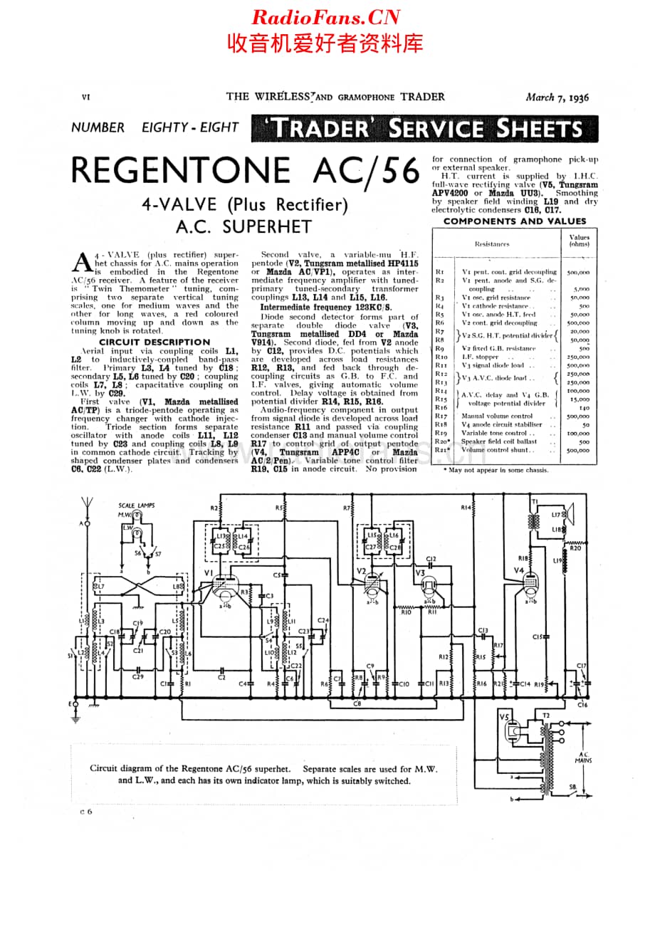 Regentone_AC56维修电路原理图.pdf_第1页