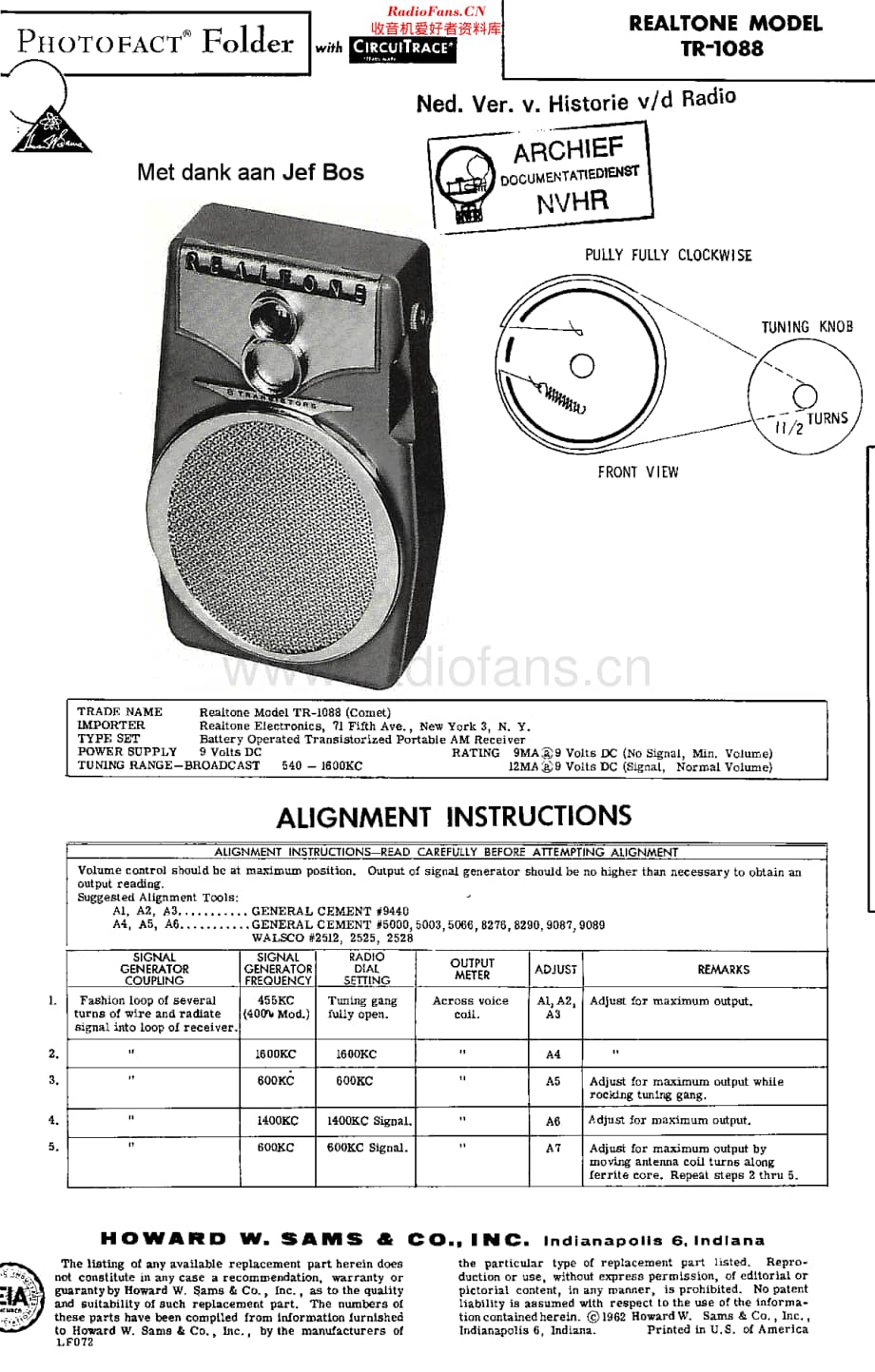 Realtone_TR1088维修电路原理图.pdf_第1页