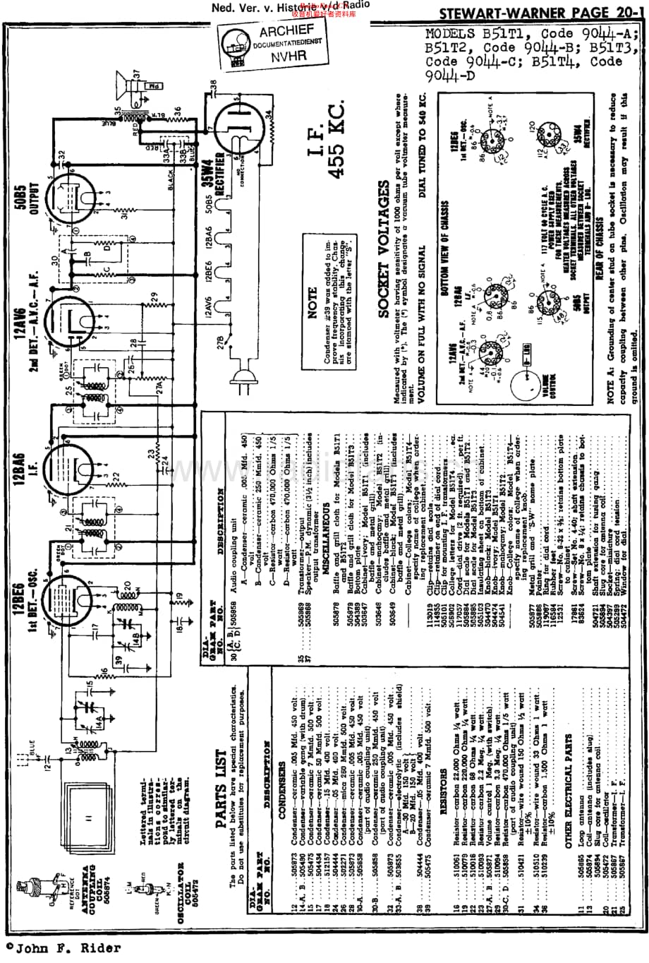 StewartWarner_B51T维修电路原理图.pdf_第1页