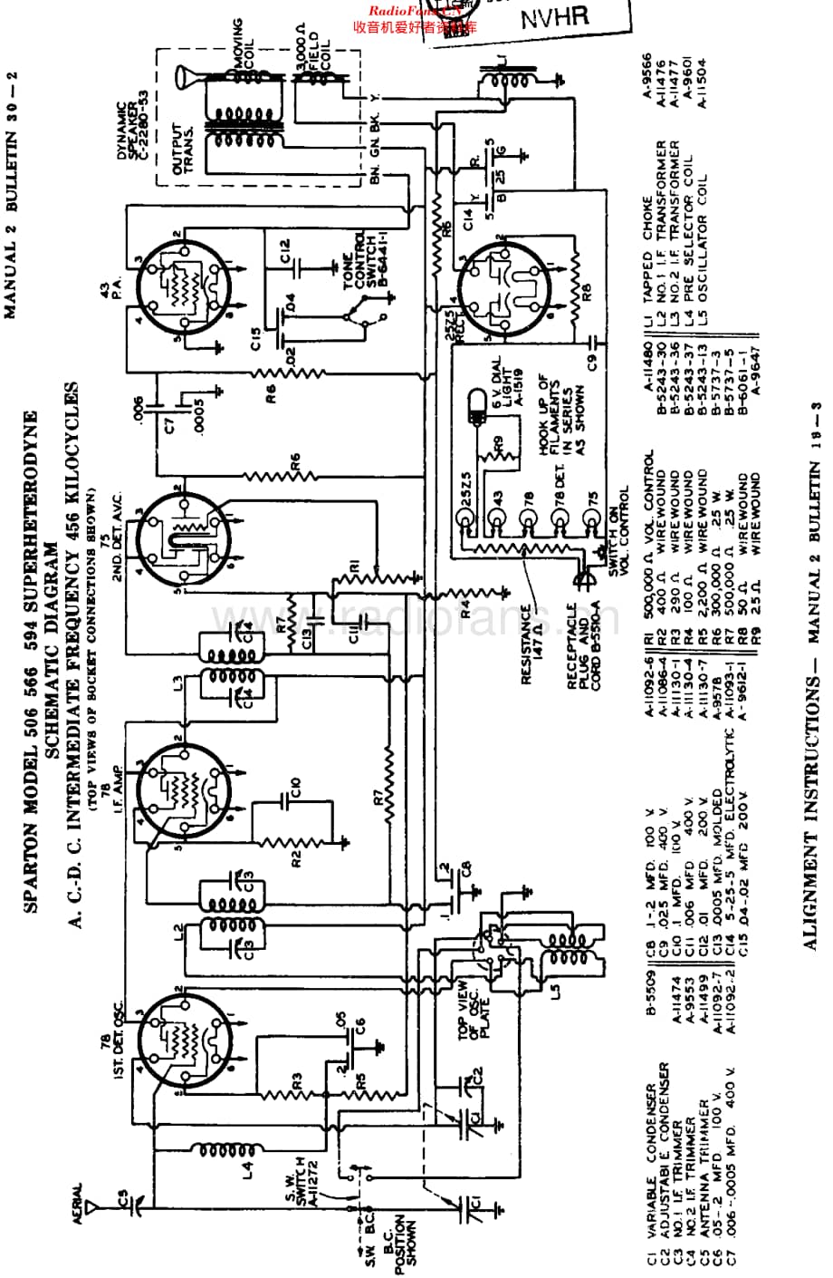 Sparton_566维修电路原理图.pdf_第2页