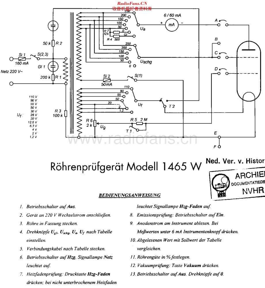 Stubler_1465W维修电路原理图.pdf_第1页