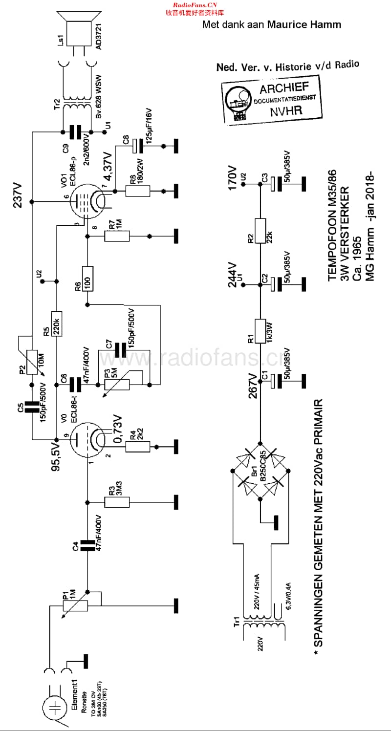 Tempofoon_M35-86维修电路原理图.pdf_第1页