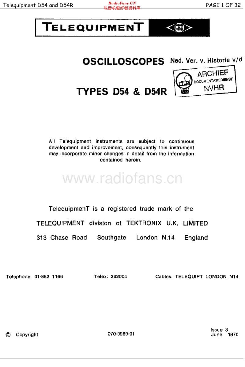 Telequipment_D54维修电路原理图.pdf_第1页