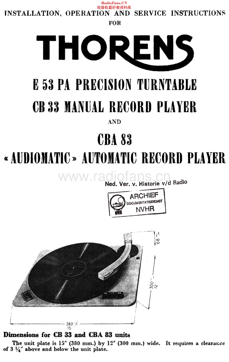 Thorens_E53PA维修电路原理图.pdf_第1页