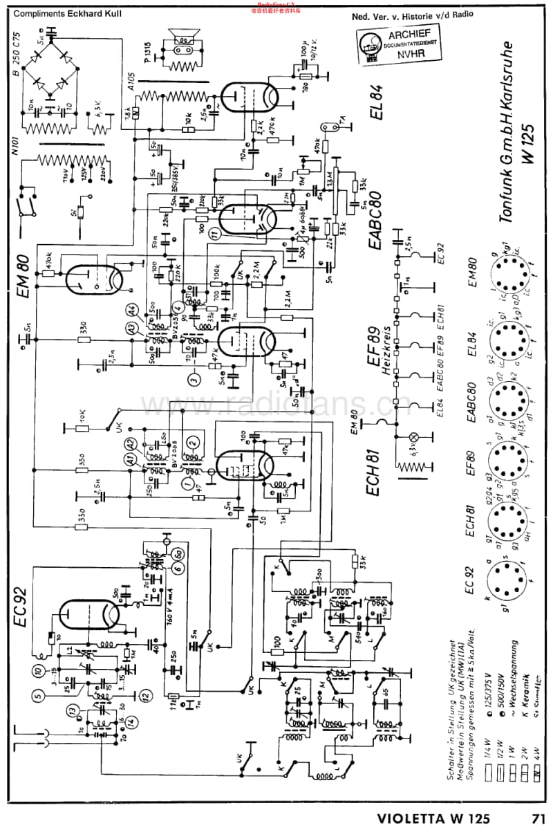 Tonfunk_W125维修电路原理图.pdf_第1页