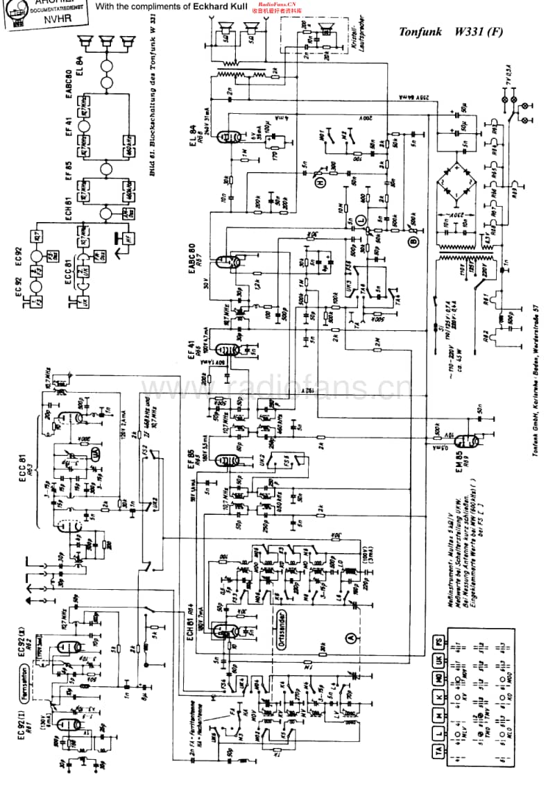 Tonfunk_W331维修电路原理图.pdf_第1页