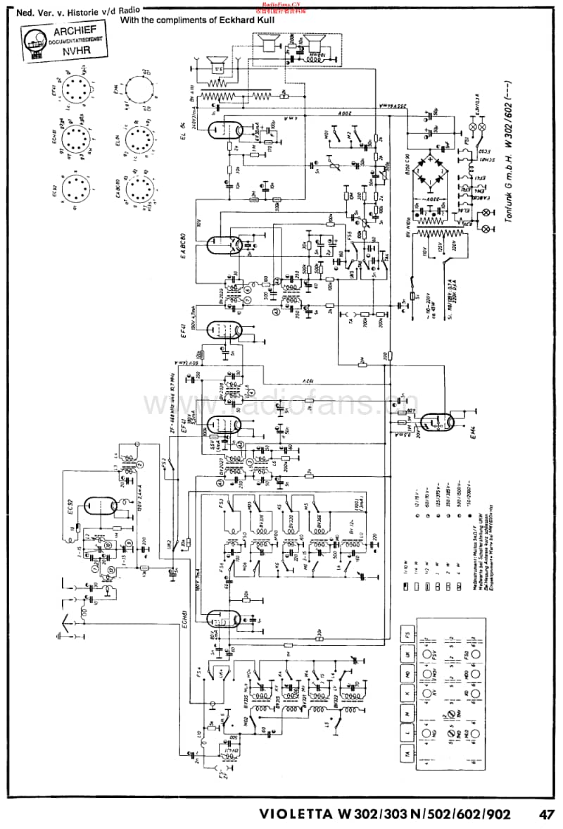 Tonfunk_W302维修电路原理图.pdf_第1页