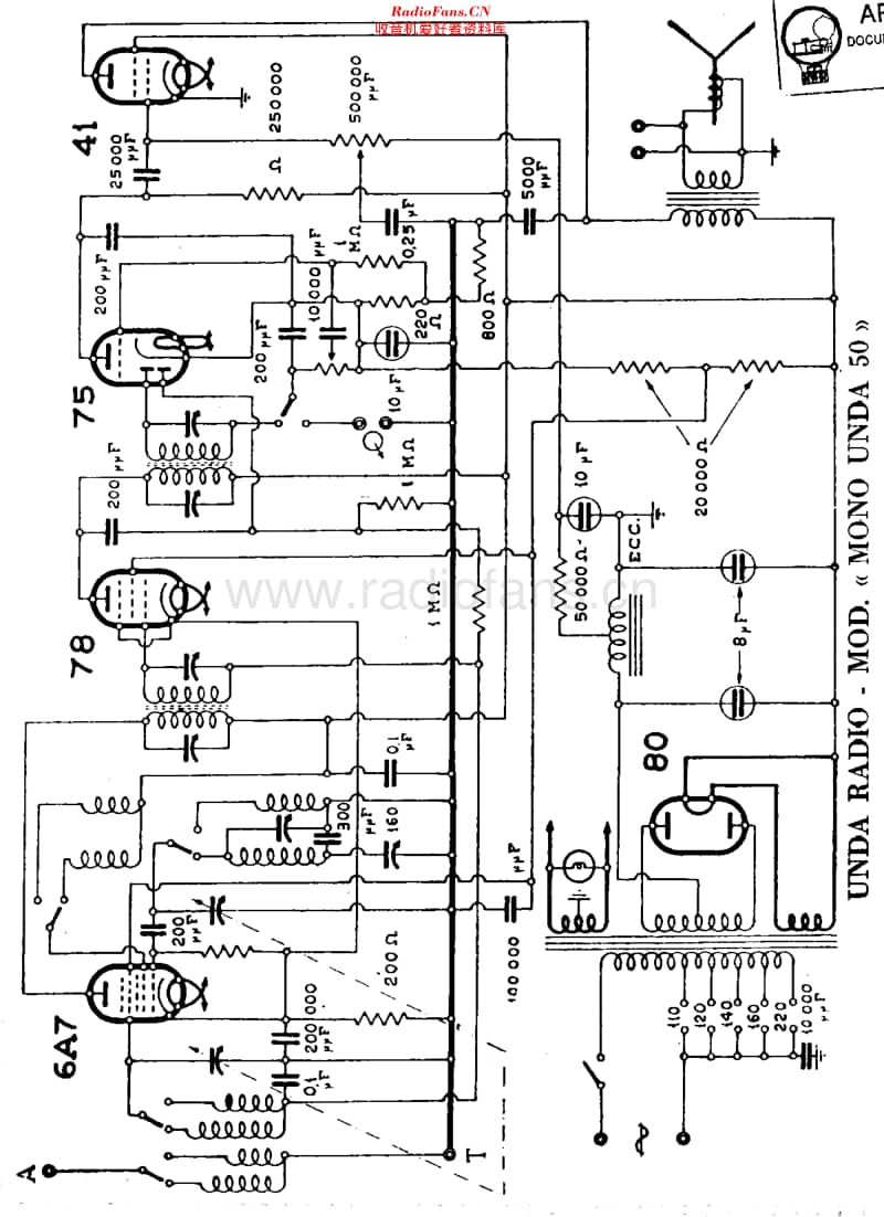 Unda_MU50维修电路原理图.pdf_第1页