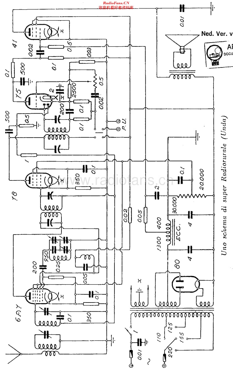 Unda_Radiorurale35维修电路原理图.pdf_第1页