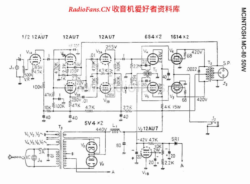 McIntosh MC80维修电路原理图.pdf_第1页