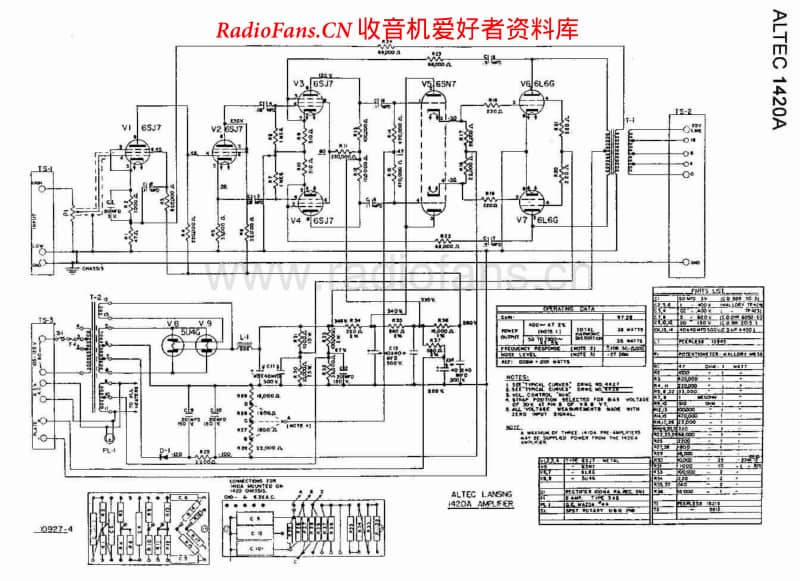 Altec1420A维修电路原理图.pdf_第1页