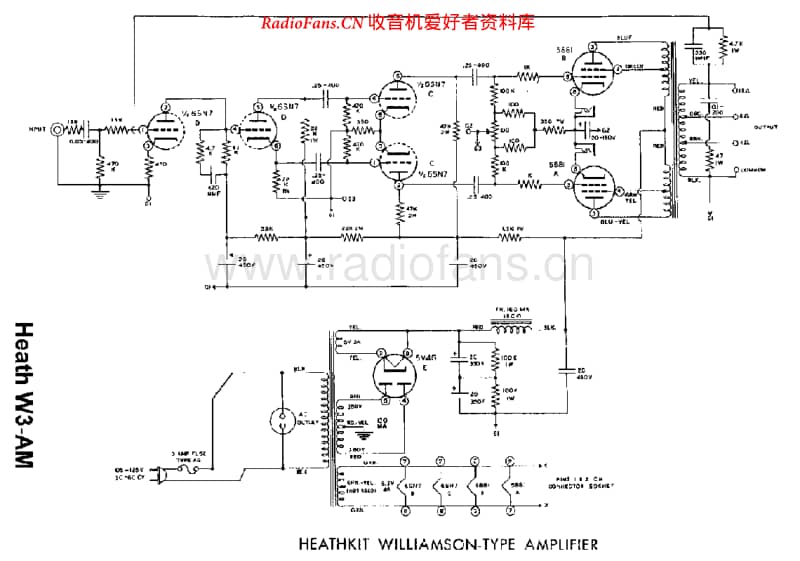 HeathkitW3AM维修电路原理图.pdf_第1页