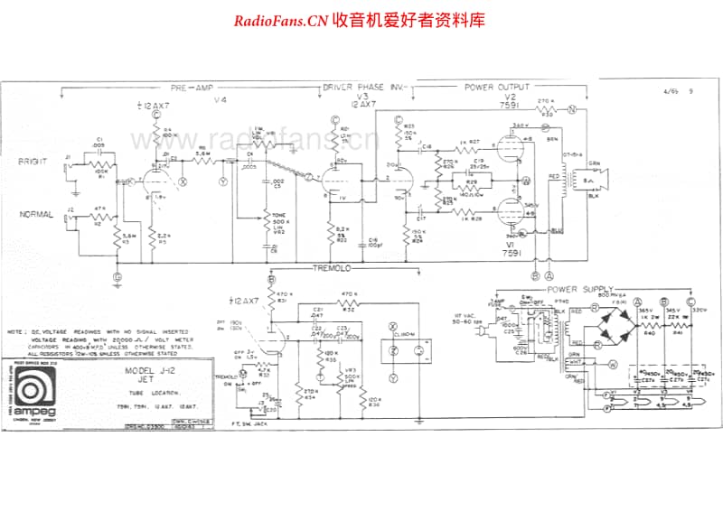 Ampeg J-12维修电路原理图.pdf_第1页