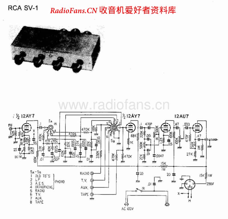 Rca SV1维修电路原理图.pdf_第1页