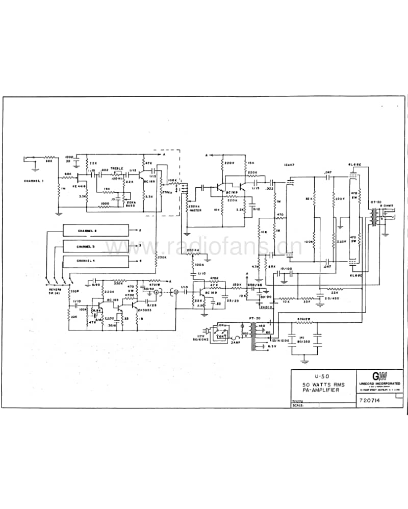 Univox U-50维修电路原理图.pdf_第1页